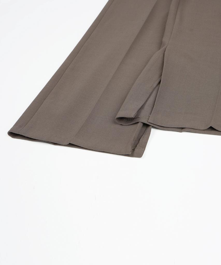 BIRBANTE Essential Slit Slacks - Beige