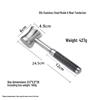 ZISIZ Stainless Steel Double-Sided Meat Tenderizer Hammer