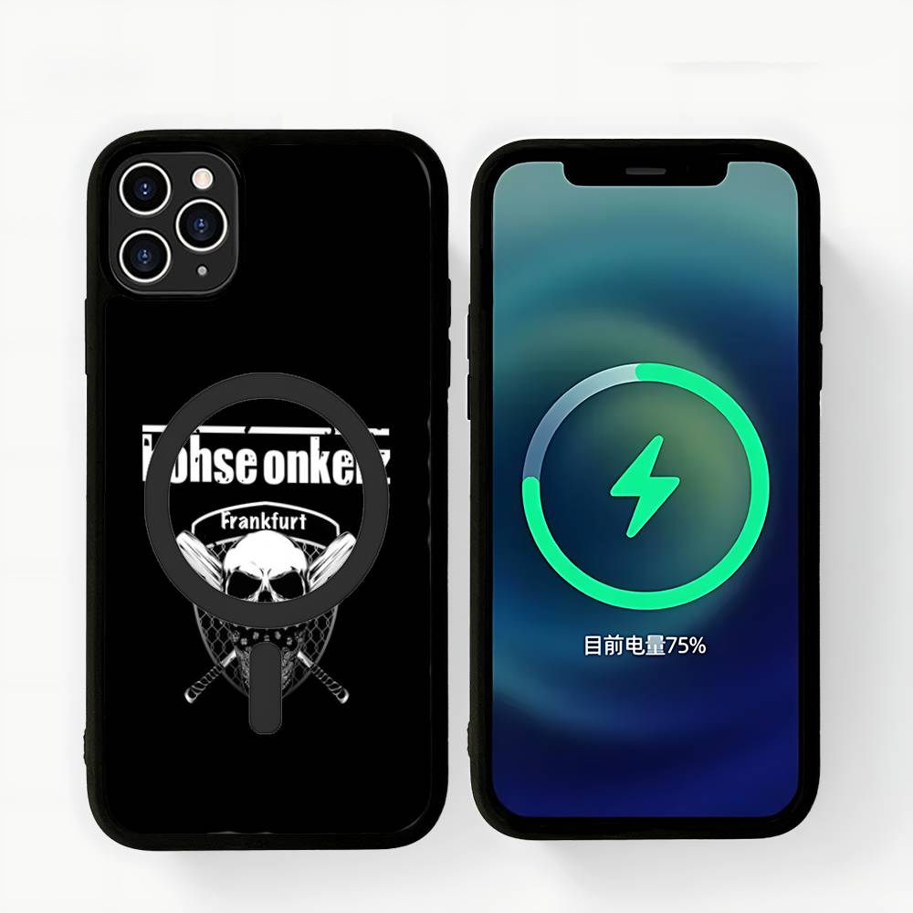 B-Bohse O-Onkelz Band Nero Per Custodia Magnetica Telefono Per IPhone 16 15 17 Pro Max 11 12 13 14 Plus Cover
