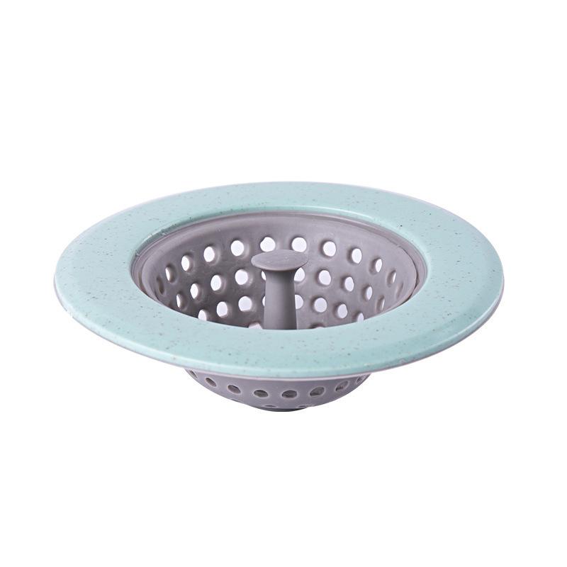 2pcs Silicone Anti-clogging Filter Portable Sink Strainer Bathroom Kitchen Tool for Drains Cover Hair Waste Plug Filter Strainer