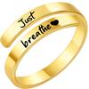 Twisted Jewellery for Men | “I Fucking Love You” Open-front Ring for Women | Letter Jewellery | Engraved Stainless Steel Ring
