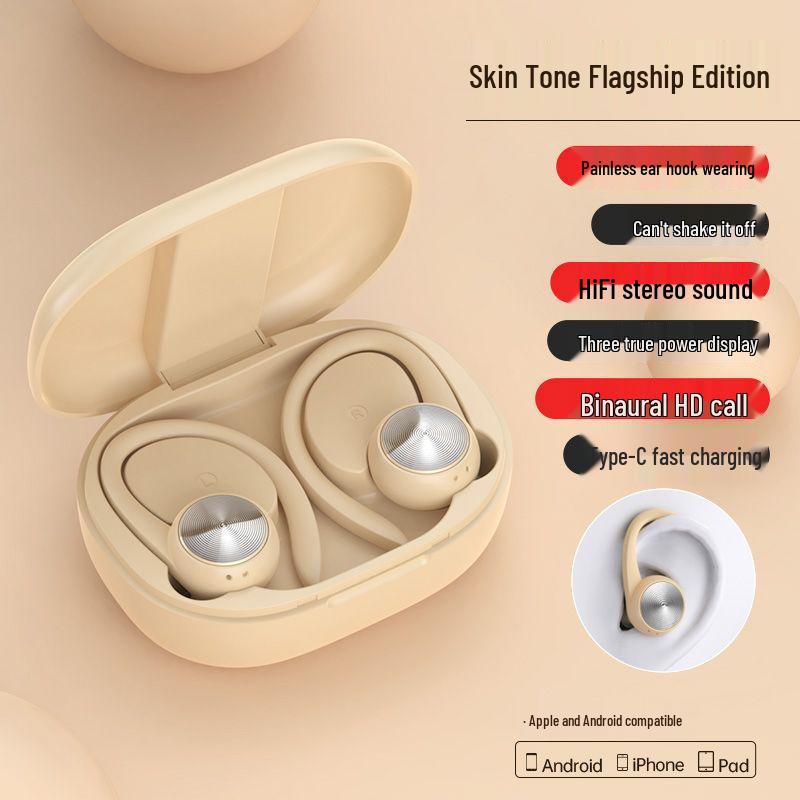 Huawei Android Apple OPPO Xiaomi Wireless Bluetooth Earbuds with Ultra-Long Battery Life for Sports