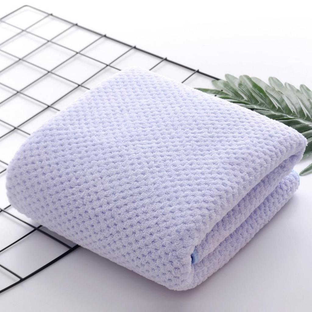 HOMZY High Quality Coral Velvet Bath Towel Soft Quick Absorbent Bath Towel Bathroom Hotel Eco-Friendly Beach Towel for Home