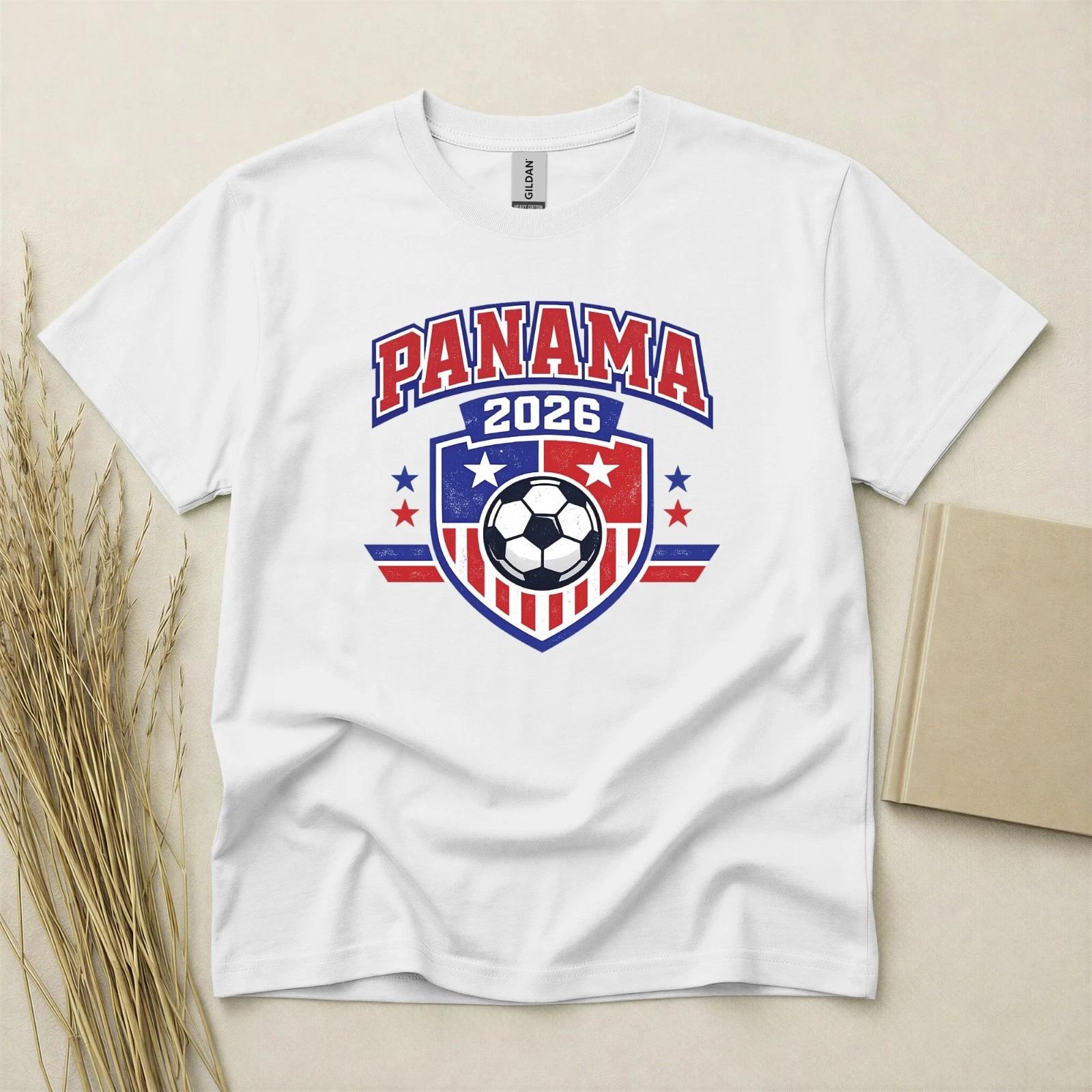 Panama 2026 Football Fan T Shirt Soccer Supporters Gildan Cotton Family Top XXL