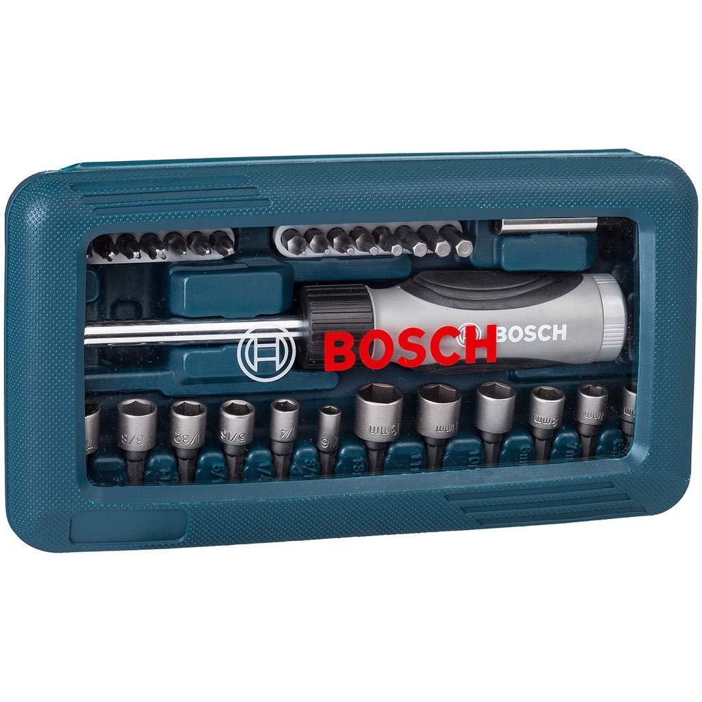BOSCH Ratchet Type Driver Set Driver Bit Socket Set 46pcs 2607017399 [Item]