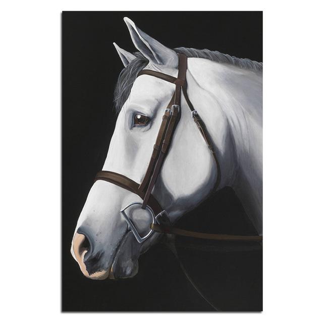Vintage Horses Canvas Painting Animals Posters and Prints Oil Painting On Canvas Wall Art Pictures For Living Room Decoration No Frame