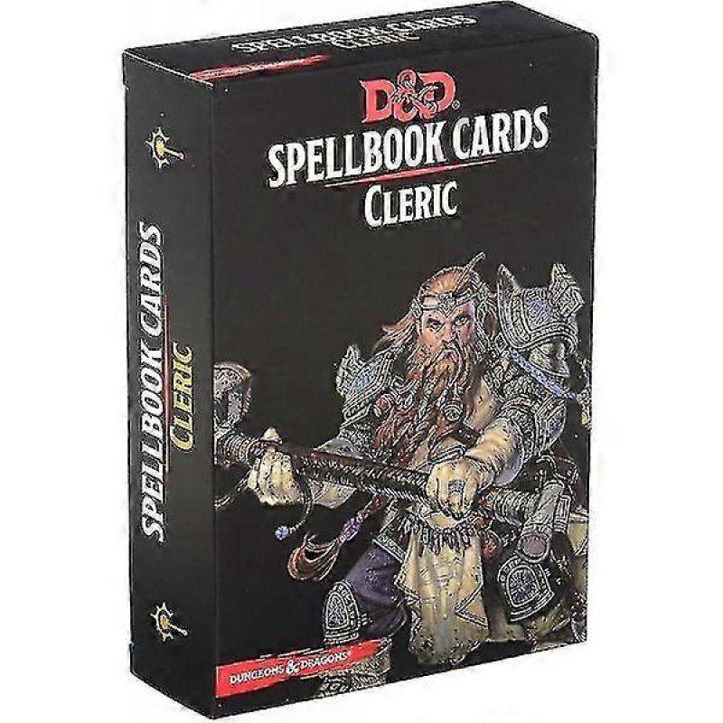 Dungeons & Dragons Priest Spellbook Cards - Complete Spell Deck for Cleric Class, D&D Tabletop RPG Accessory