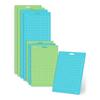 Aug. 4.5Inch X 12Inch + 4.5Inch X 6.5Inch Cutting Mat,Blue Light Grip/Green Standard Grip, Adhesive Cutting Mats, 8Pack