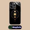 Sun Moon Mobile Cell Phone Case for iPhone 17 16 15 14 13 12 11 Air Pro Max Plus Mini MagSafe Glass Colorful Cover Cover Luxury