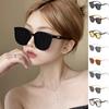 Large Frame Black Face Trimming Women Sunglasses Outdoor Travel UV-proof Sun Glasses Fishing Glasses UV400