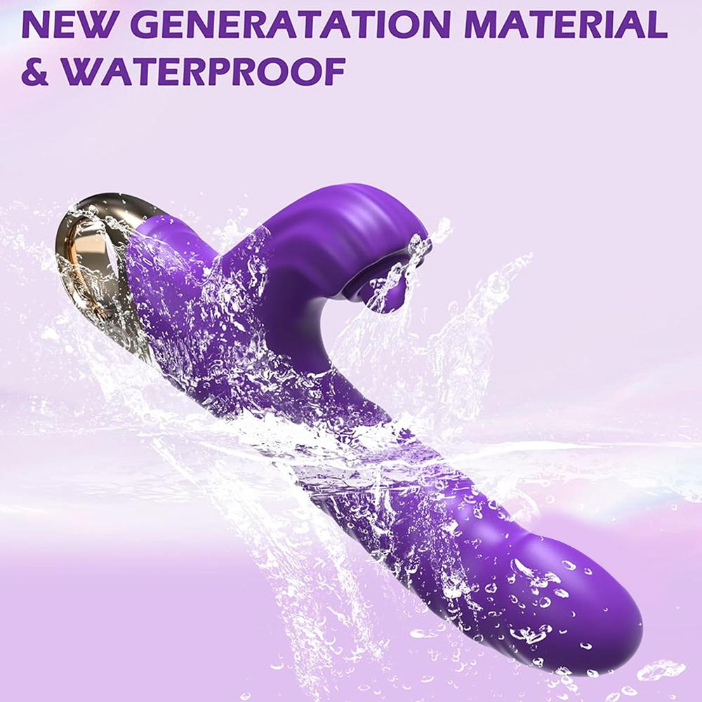 App Bluetooth Impact Telescopic Vibrator Female Sex Toy Vibrator Vaginal Massager Clitoral Stimulator Couple Adult Products