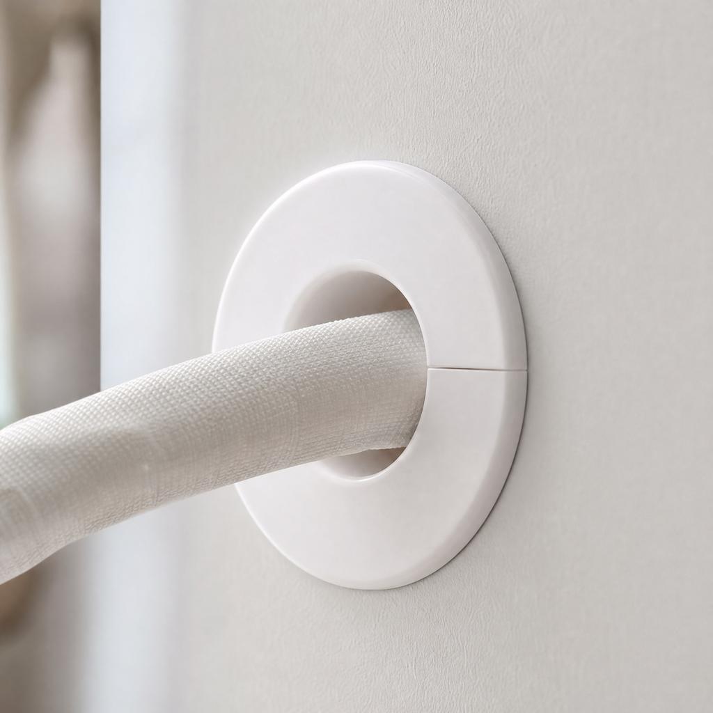 Conditioner Hole Cover Wall Vent Pipe Decorative for Opening Size 55 Inner Diameter 58mm