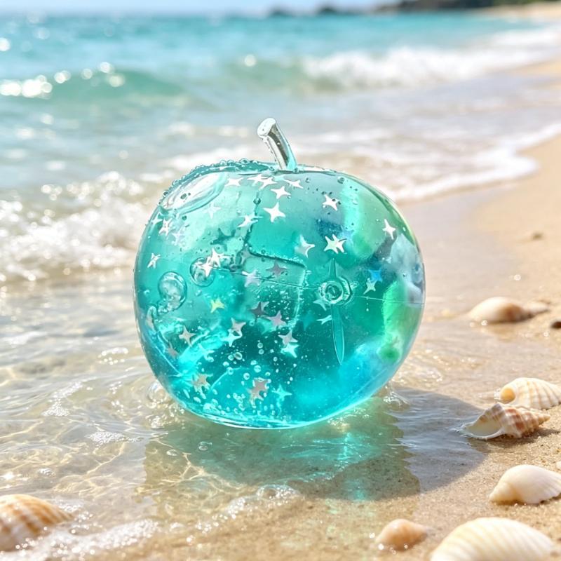Squishy Ocean Shell Mochi Anti Stress Fidget Toy Ocean Apple Maltose Squeeze Toy Slow Rebound Decompression Toy for Friedn Gift
