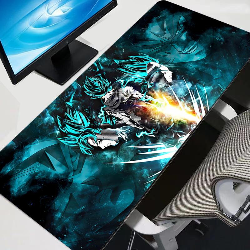 Mouse Pad Cool Dragon Ball DBZ Carpet Laptop Pc Gamer Keyboard Mat XXL Mousepad Edge White Tassel Rubber Table Durable Gift