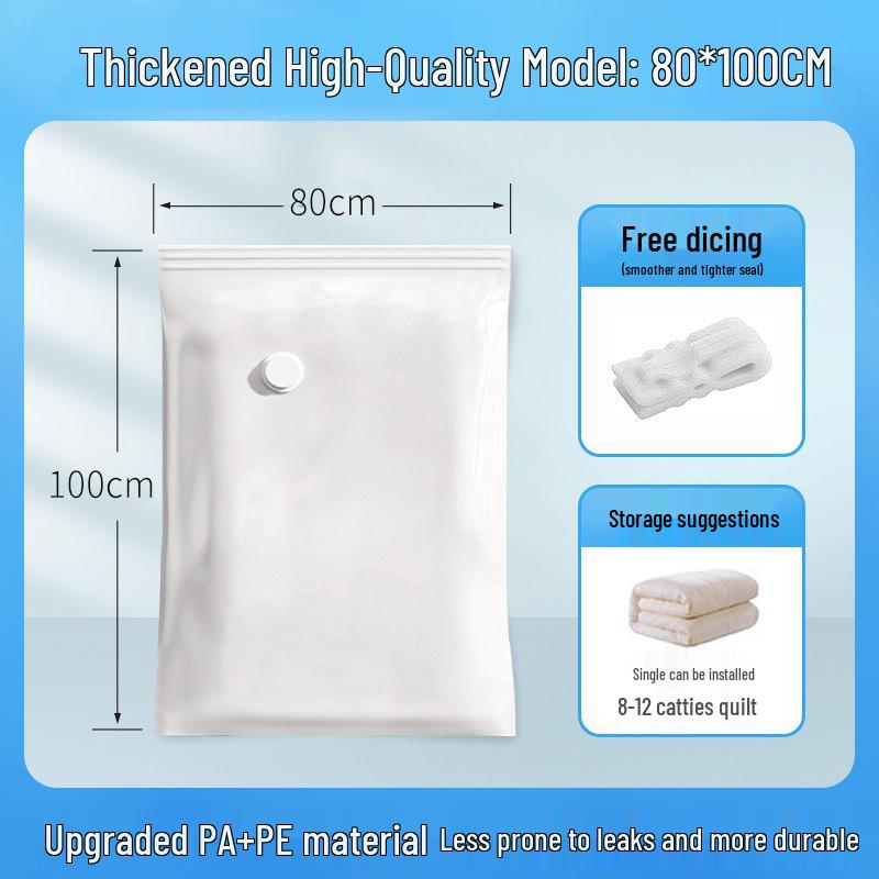 Thick Vacuum Storage Compression Bag for Clothes, Quilts, and Household Items