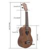 Soprano Ukulele for Beginners Guitar 21 Inch Ukelele Instrument for Adults Wood Guitar Small Hawaiian Ukalalee Starter