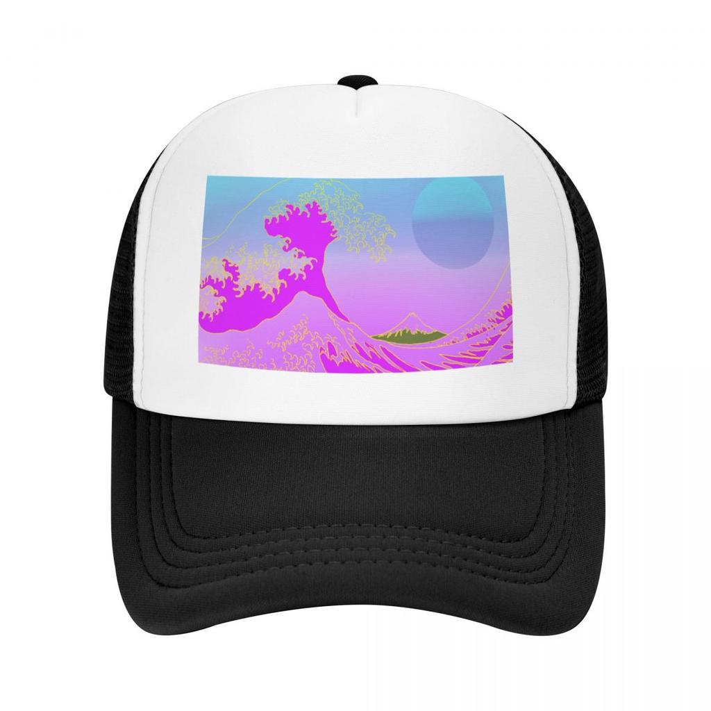 Kanagawa Sunset Baseball Cap Fashionable Party Hat Horse Hat Sun Hats For Women Unisexs