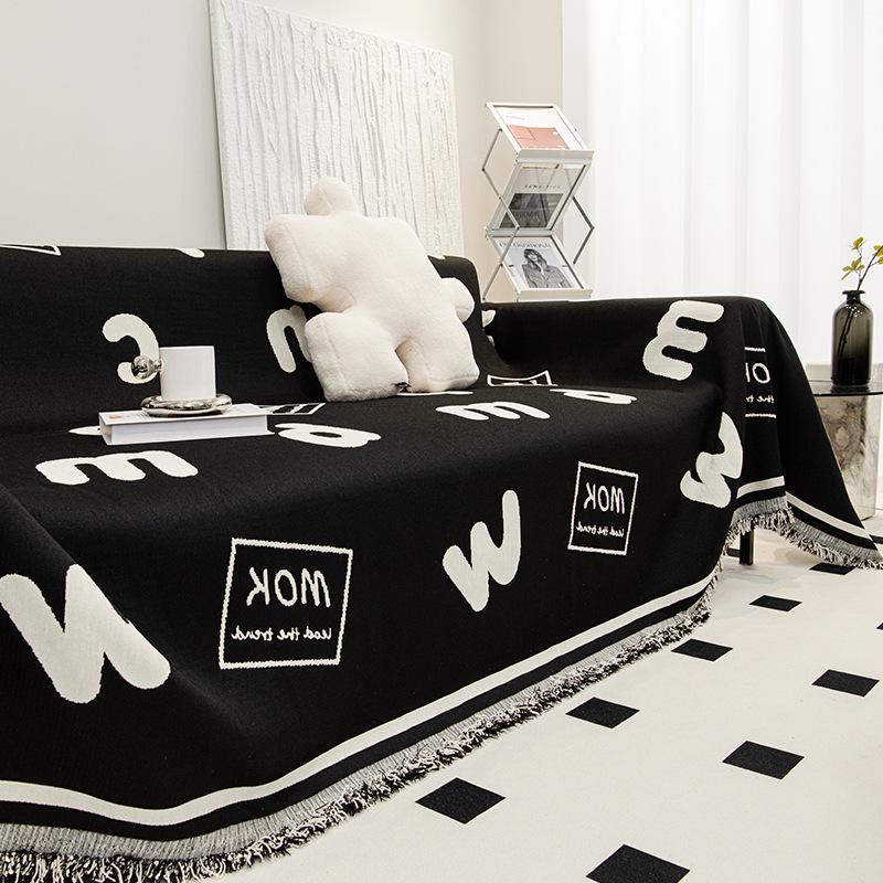 Sofa Towel Four Seasons Universal Non-Slip Seat Cushions Chenille High-Grade Leather Sofa Cover Cover Cloth Anti-Cat Scratch Full Covered