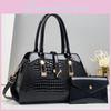 Elegant Crocodile Texture Pu Tote Bag With Spacious Design And Unique Shell Shape