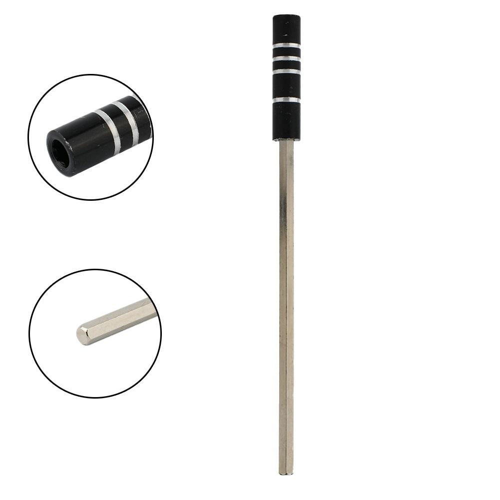 Metal Extension Shaft 123mm Steel For 4mm 1/8in Hex Bit Hex Socket Adapter Screwdriver Bits Holders Magnetic Shaft Extension