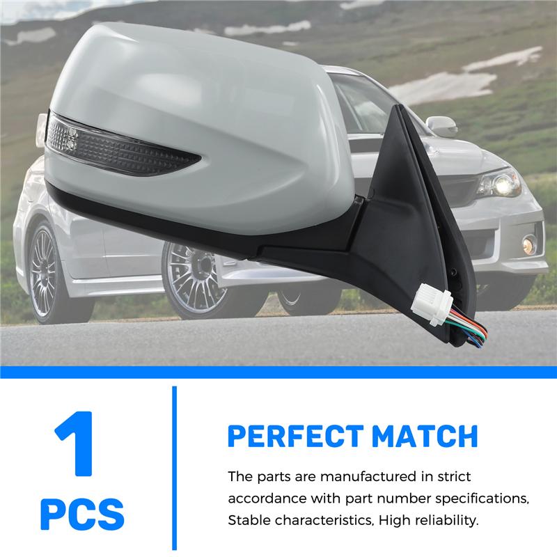 Rearview Mirror Assembly Car Rearview Mirror Reflector For Subaru Legacy 2010-2012 Outback 2010 2011-A87Q