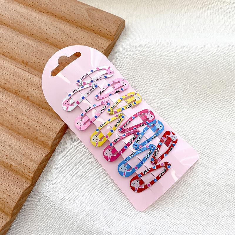 New Mini Printed Children BB Clip Cute Small Hairpins Girls Kids Hair Clips Pins Accessories Barrettes Headdress Hairclip