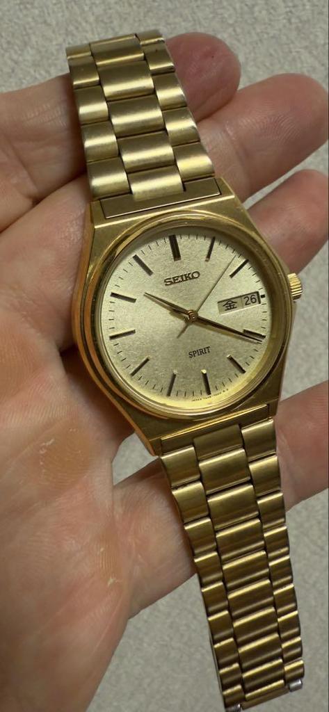 [USED] SEIKO 7N48-7000 Spirit Polished Watch with Replaced Battery