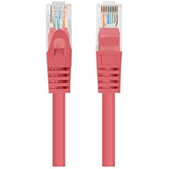 Câble Réseau UTP - LANBERG - PCU6-10CC-0750-R - Catégorie 6 - Multicolore - 750 Mm