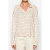Navy Blue Striped Knitwear Sweater Twoaw22kz0735