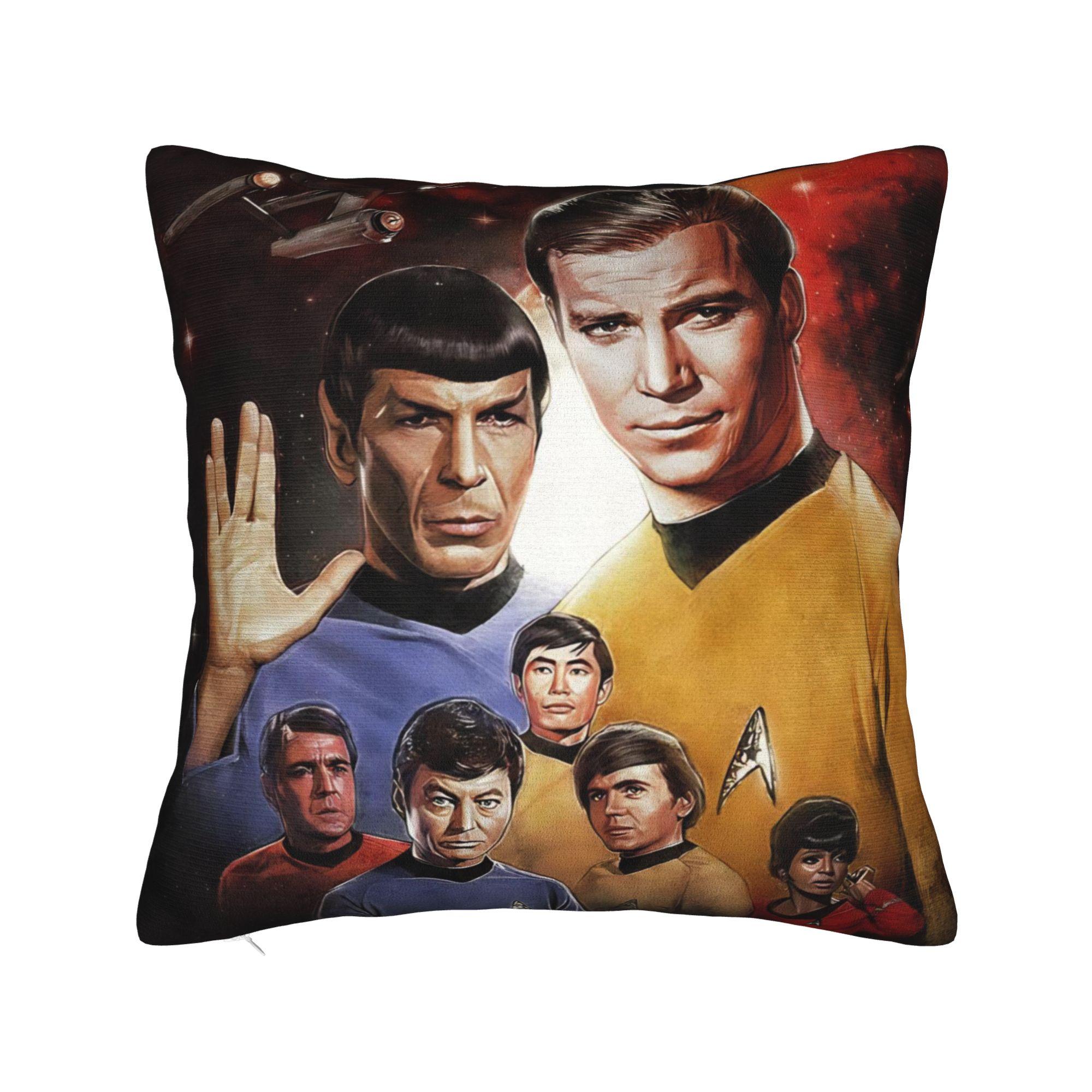

Decorative Pillow Covers Stars Treks Product Home Pillow Case Cover Zipper Multiple Sizes 12x12Inch