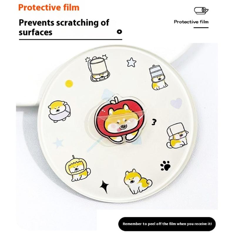 Fun Rotating Cartoon Creature Magnetic Decoration Acrylic For Refrigerator Memo Board Display