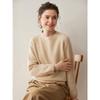 2025 Cashmere Round Neck Raglan Sweater: Loose, Slimming, Thick Knit Pullover for Women