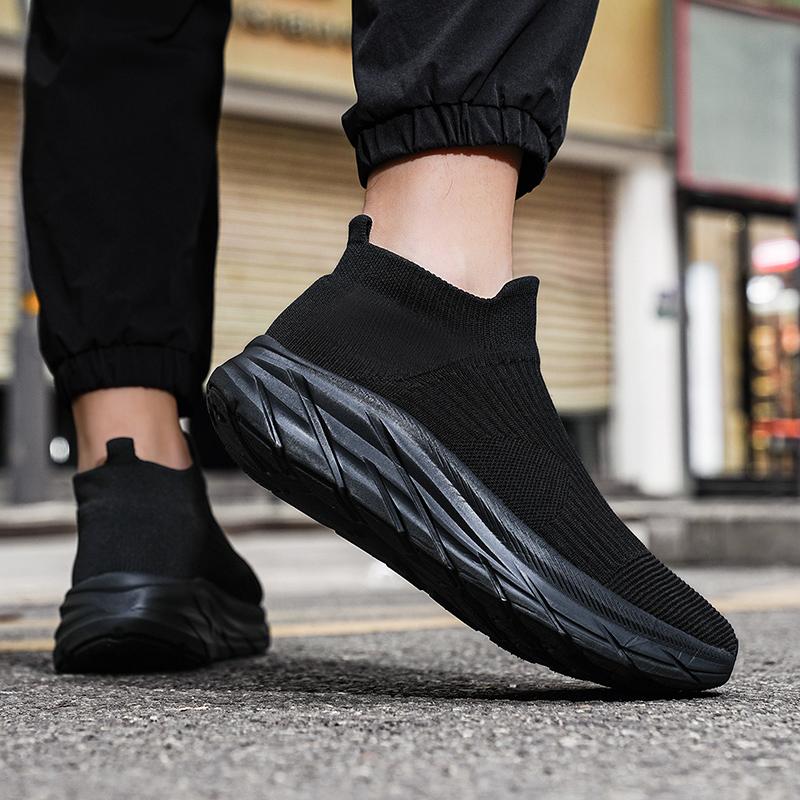 Fashion New Large Size Men's Fashion Flying Mesh Sneakers Thick Sole Comfortable Sneakers High Quality Couple Casual Shoes