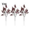 Durable Faux Plant Accents for Home Realistic Artificial Flowers Autumn Decoration, Silk Floral Decor Branches Halloween Table Centerpiece And Indoor
