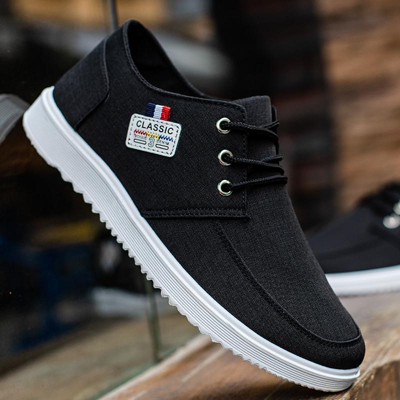 Knöchelhohe leichte verschleißfeste koreanische Version Studenten Herren Outdoor 2025 trendige Schuhe weich besohlte Arbeitsschuhe Herren Jungen