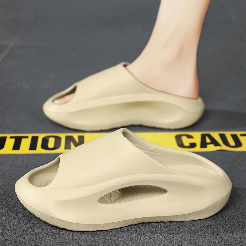 Fashion Men Slippers Summer EVA Soft-soled Platform Slides Unisex Sneaker Sandals Casual Beach Shoes Women Indoor Outdoor Big Size