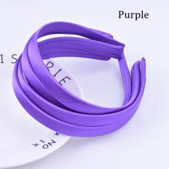 20 Stück/Los 1,5 cm Breite Haarreifen Stirnbänder für Frauen Kinder Haarband Haaraccessoires Satinband Haarband Stirnband Make-up Sport