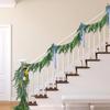 1.5M Realisticl Green Garland Real Touch Christmas Decoration Garland  Outdoor