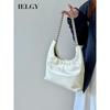 Simple Commuter Underarm Bag Drawstring Shoulder Handbag