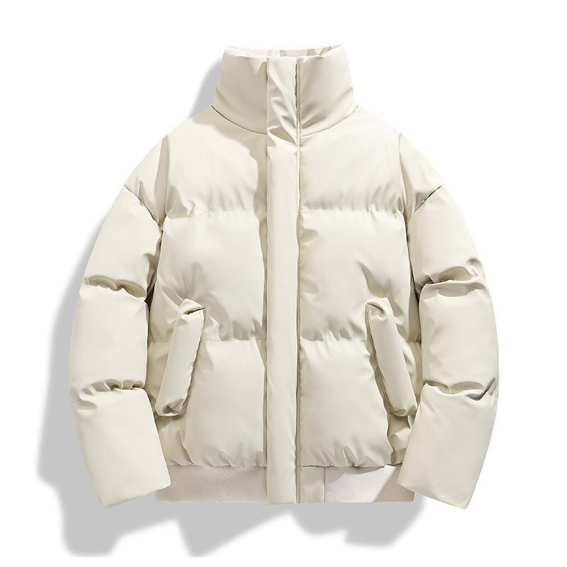 Cotton Clothes Men and Women with The Same Section of The Winter Thickened Men's Cotton Clothing Stand-up Collar Bread Jacket Jacket Men's Down Jacket