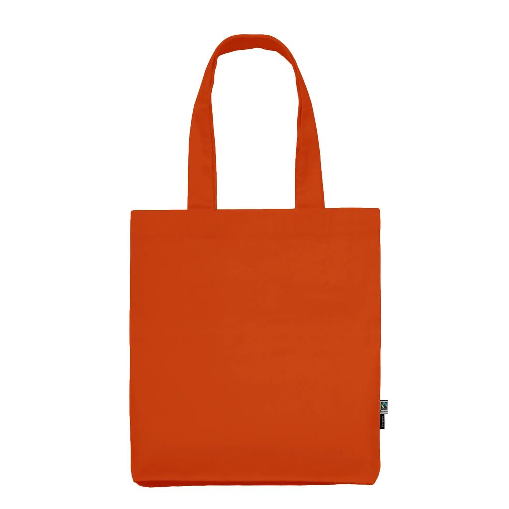 Neutral Plain Twill Long Handle Tote Bag