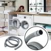 Long Drain Hose Extension Pipe For Washing Machines And Dishwashers With Anti Corrugated Design And Secure Clip Option