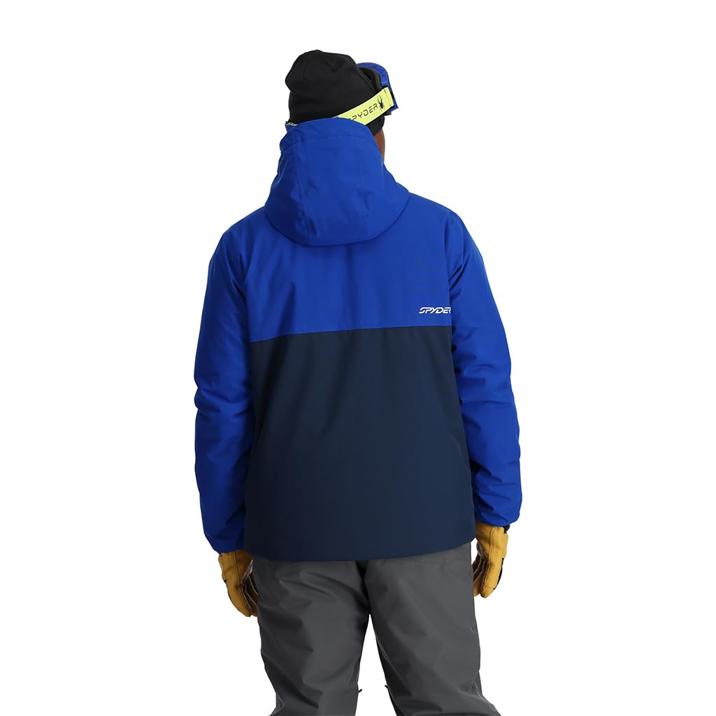 Spyder Insulated Ski Jacket GRAND 3 IN Electric Size L Men's (EXO SHIELD Breathable, 3-in-1) [38SA075344 / 1] Outerwear, Blue,