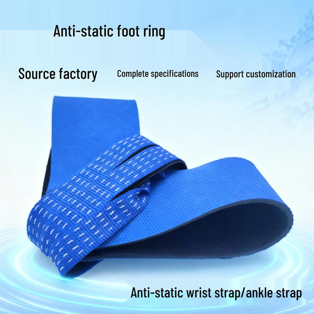 Anti-static Wrist and Ankle Strap with Dual Grounding System