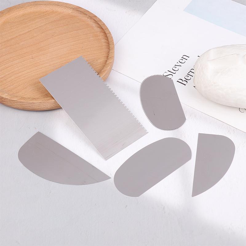 10Pcs/Set Baking Clay Tool Clay Sculpture Pottery Molding Stainless Steel Sculpting Tools Scraper Ceramic Tool Clay Scraper