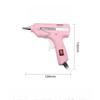 1pc Home Handmade 7mm Hot Melt Guns Small DIY Glue Gun for Children Fast Heating Anti Drip Hot Glue Guns Suitable for Handmade Jewelry Frame Models