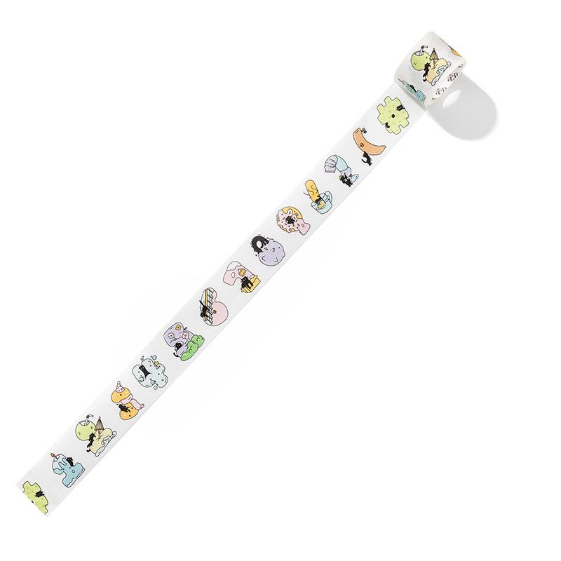 Beautiful Wash Tape Flower Plant Japanese Masking Adhesive Tape Decors Scrap Booking Sticker Label