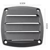 Plastic Square Vent Cover Retrofit Water Outlet Accessories Boat Air Vent 8.5/13cm Vent Grill Cover Ventilation System