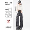 Womens Thick Fleece Lined Cargo Pants High Waist Straight Leg Casual Trousers Fall Winter