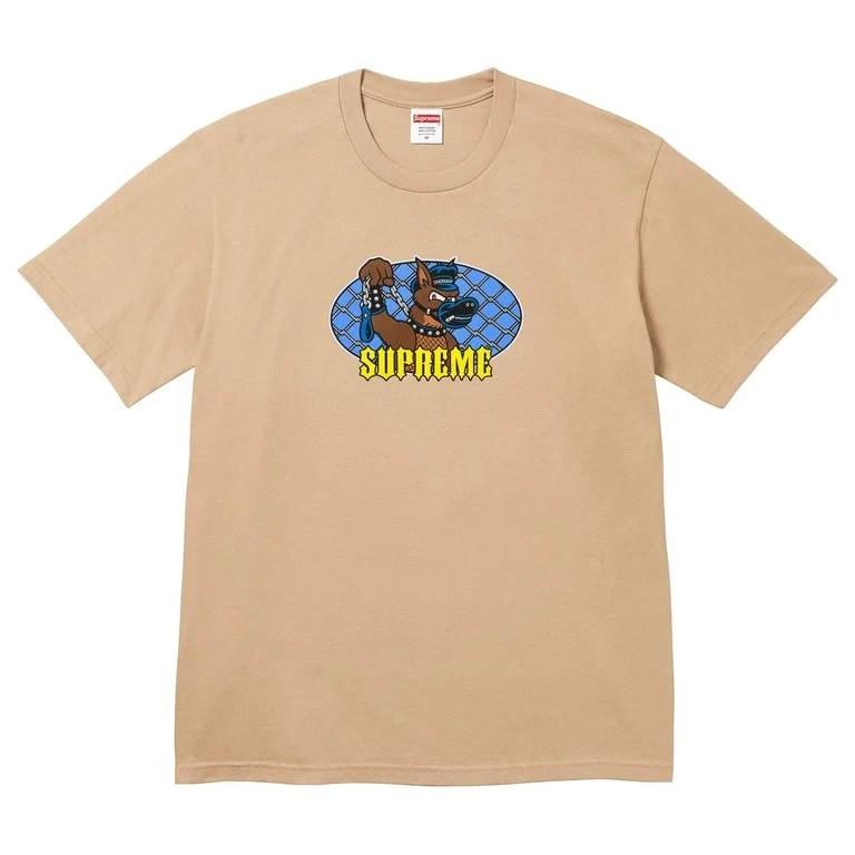 Supreme Leash Tee Khaki S